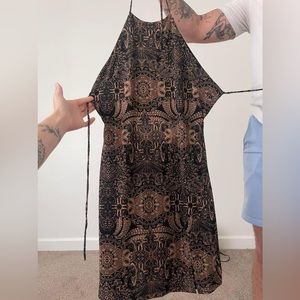 Halter top mini dress. Small